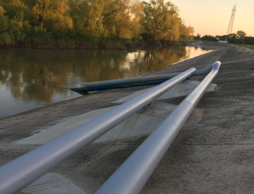 Wastewater Line Relocation Over Levee