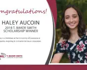 2018 T. Baker Scholarship Winner Haley Aucoin