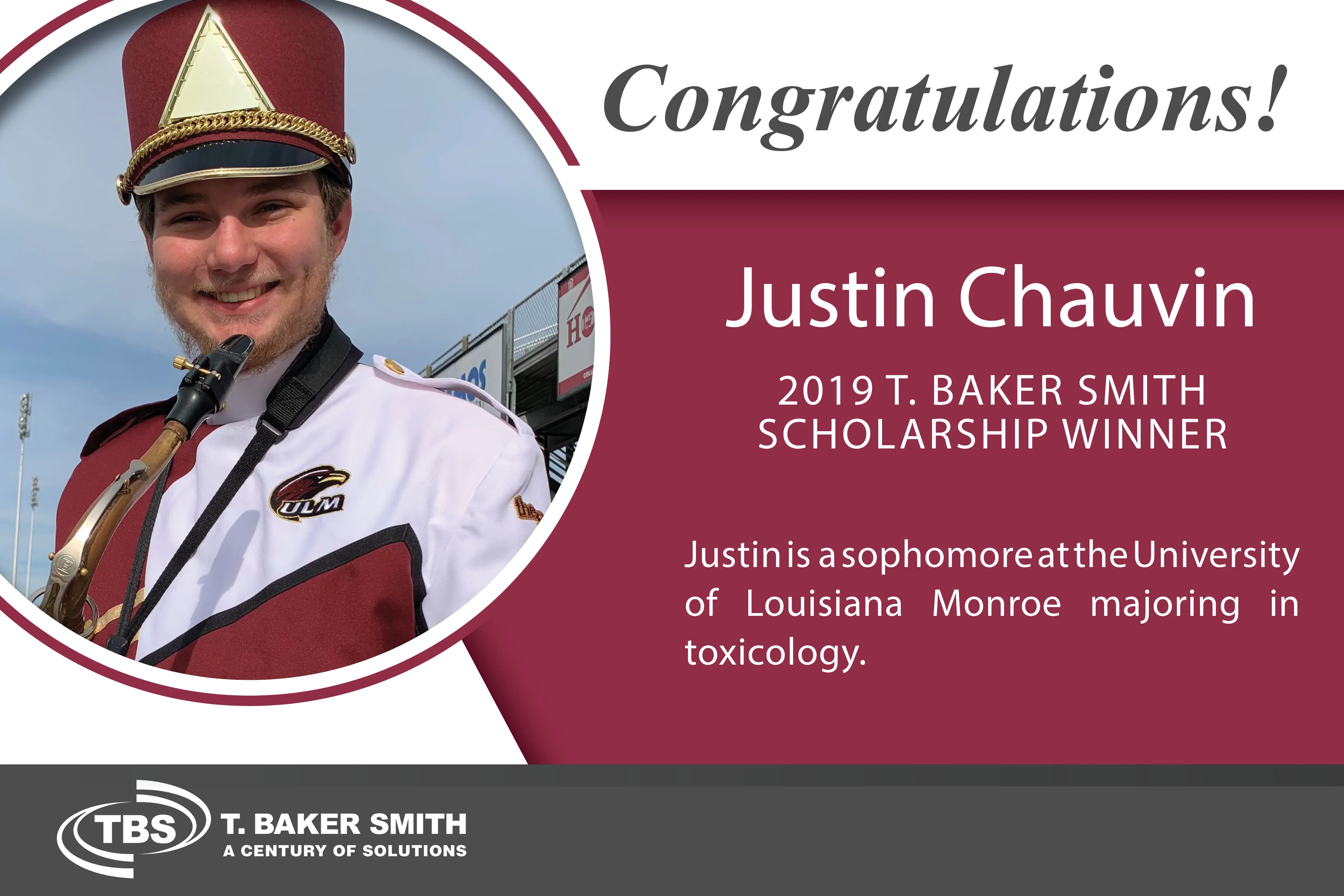 Scholarships - Justin Chauvin