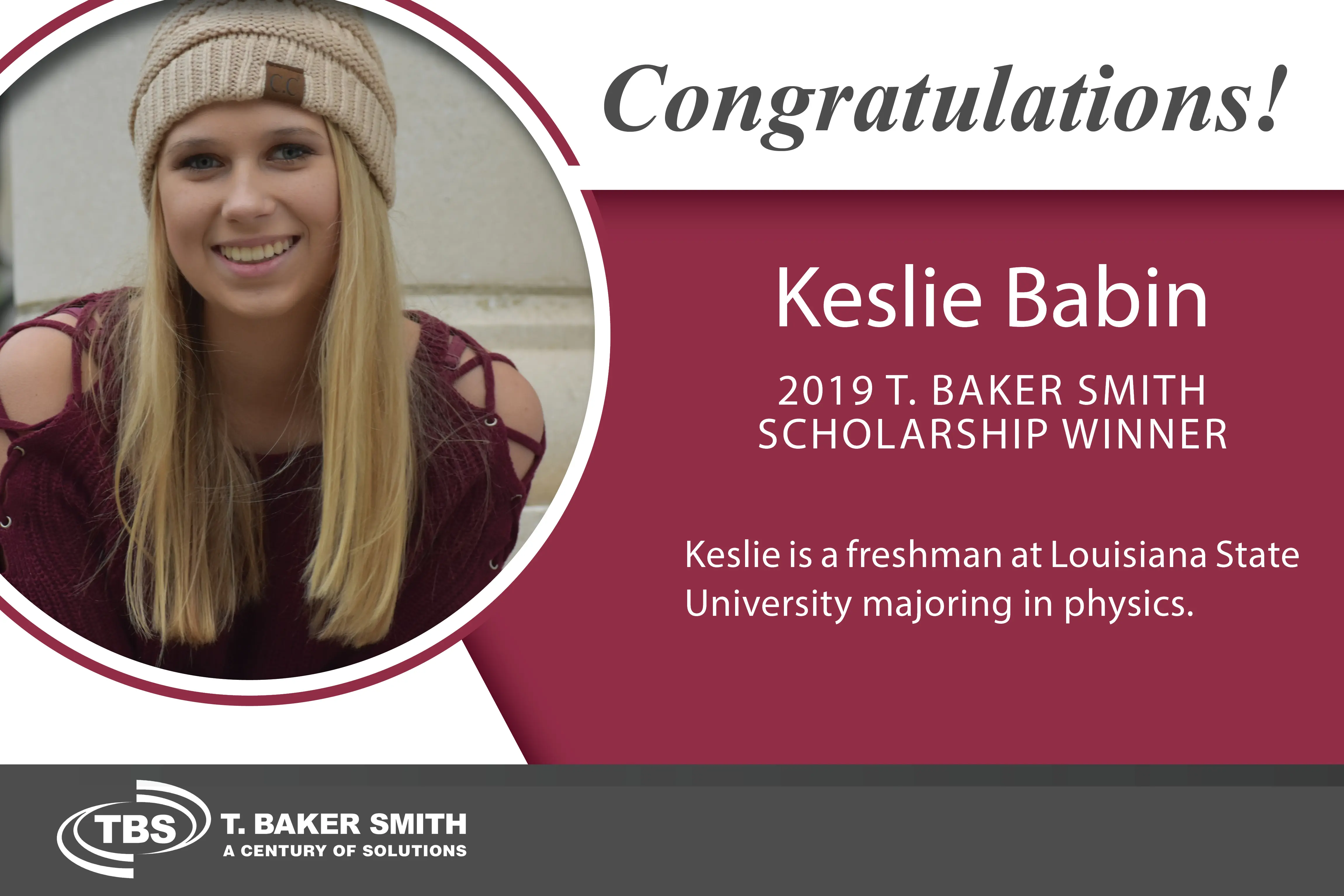 Scholarships - Keslie Babin